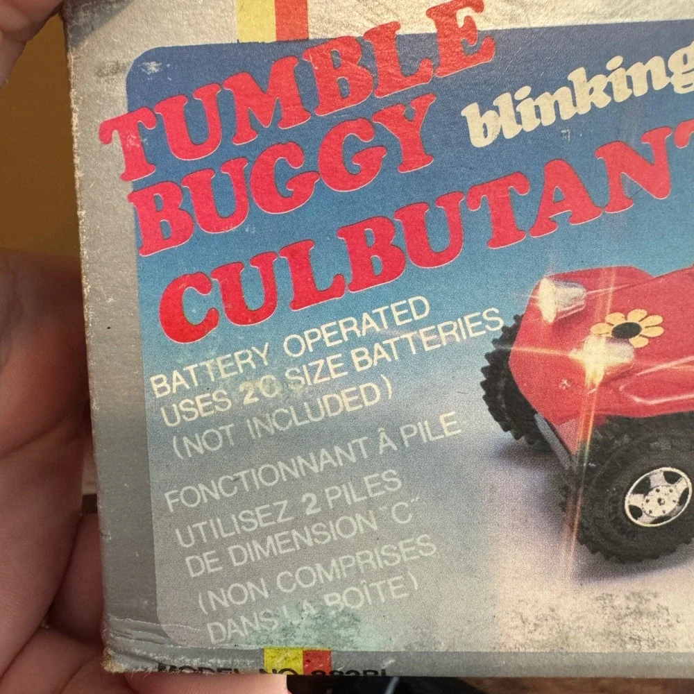 Vintage AE Tumble Buggy Blinking Light Culbutant Battery Operated Toy‎ Car